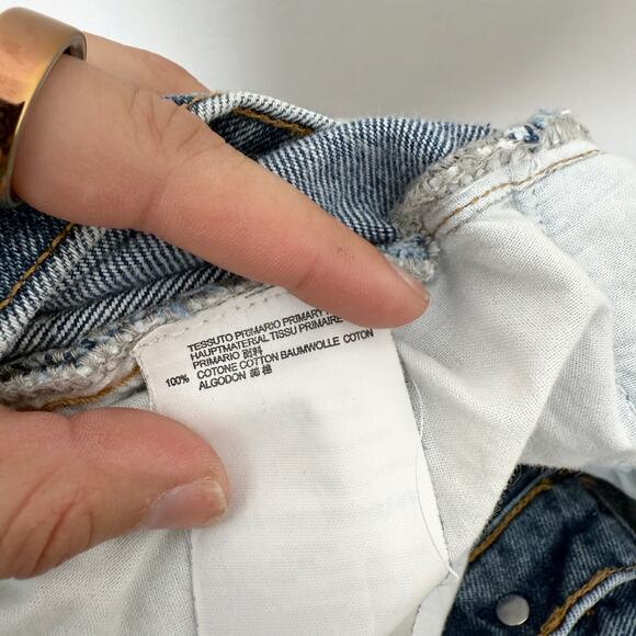 [Maison Martin Margiela] Exposed Contrast Dropped Pocket Straight Leg Jeans 40 - Picture 11 of 11